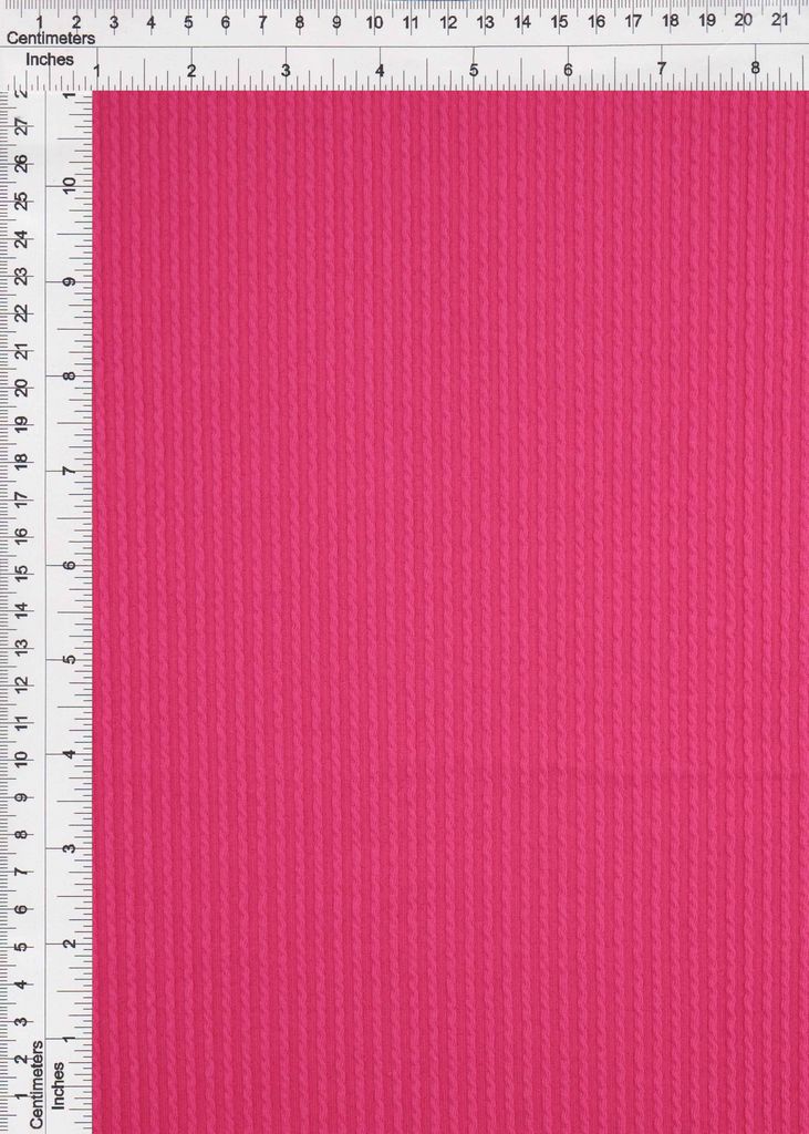 KNT4204 / FUCHSIA / 77%POLY 18%RAY 5%SPAN DOUBLE KNIT COZY
