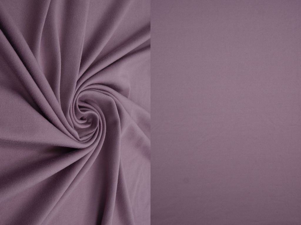 KNT2100 / PURPLE VINTAGE / 96%POLY 4%SPAN DTY BRUSHED SOLID