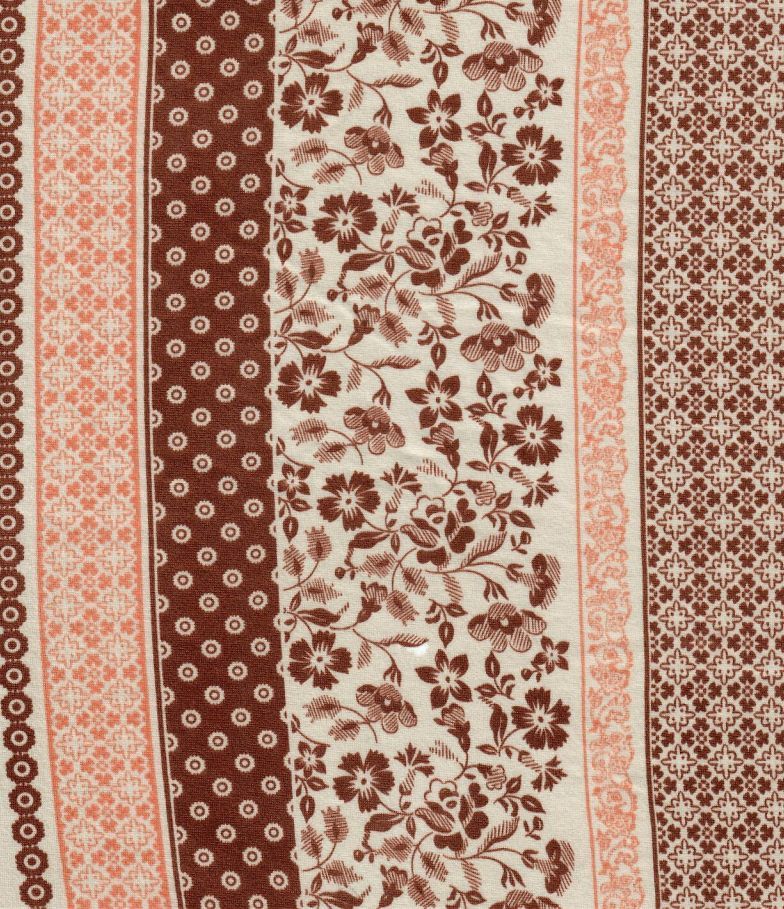 KNT2100-MS11097 / SAND / 96%POLY 4%SPAN DTY BRUSHED BOHO PRINT
