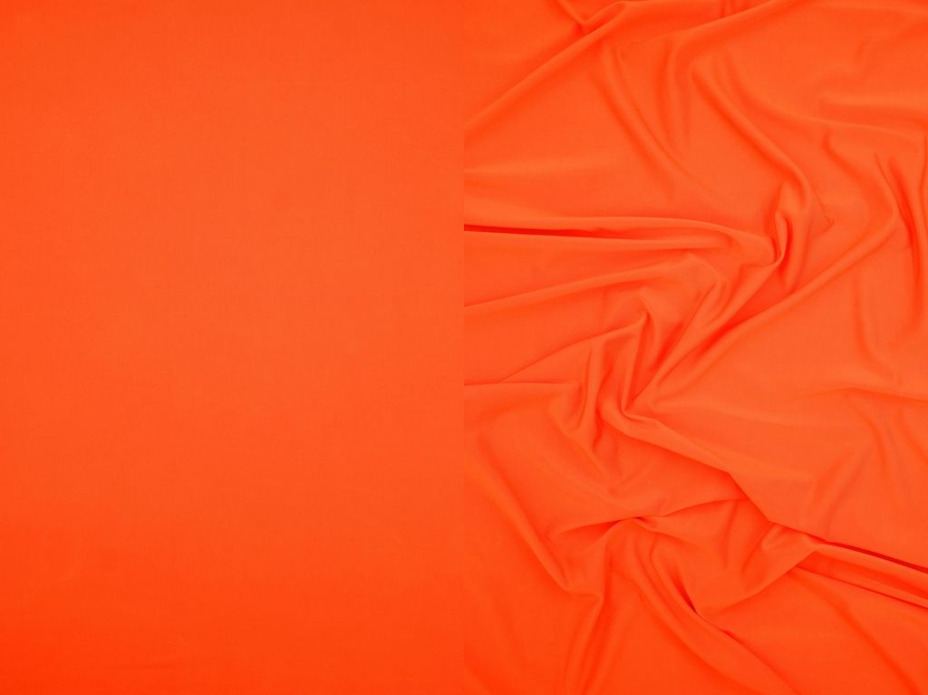 KNT1911 / ORANGE / 95% POLY 5% SPANDEX VENECIA SOLID