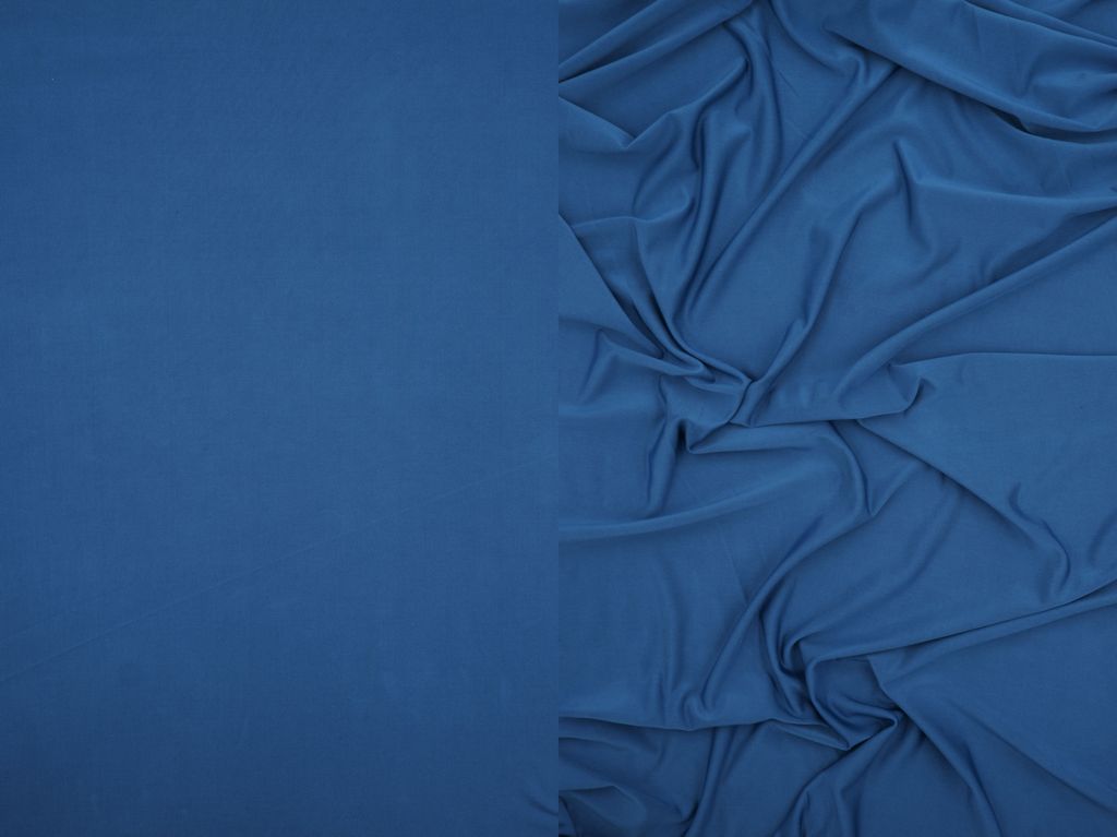 KNT1911 / BLUE NEW / 95% POLY 5% SPANDEX VENECIA SOLID
