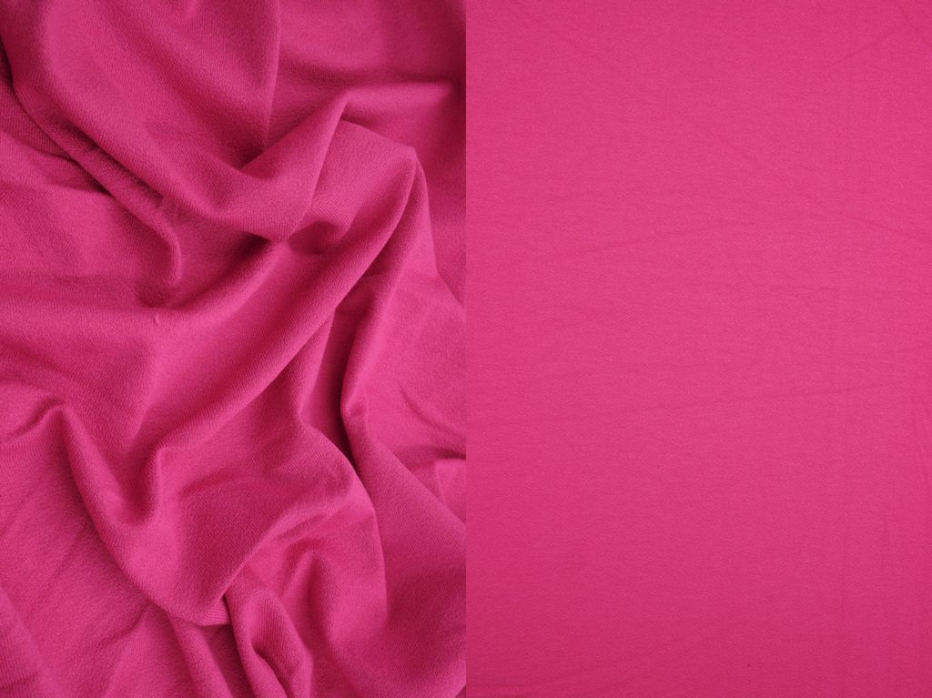 KNT4465 / MAGENTA / 95% RAYON 5% SPANDEX VISCOSE KNIT CREPE SOLID