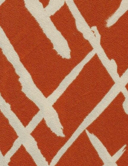 KNT2100-MS11134 / RUST / 96%POLY 4%SPAN DTY BRUSHED GEO PRINT