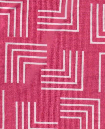 KNT1389-MS11156 / FUCHSIA / 96%POLY 4%SPANDEX DTY GEO PRINT