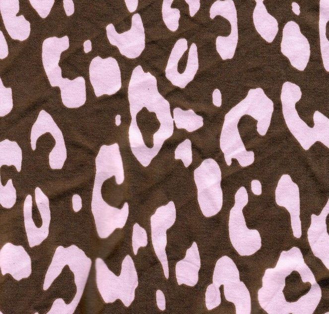KNT1389-MS11073 / BROWN LAVENDER / 96%POLY 4%SPANDEX DTY ANIMAL/ LEOPARD PRINT