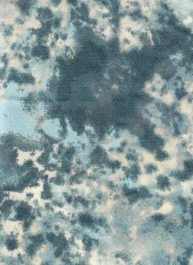 KNT1389-MS11177 / DENIM VINTAGE / 96%POLY 4%SPAN ABSTRACT/TIE DYE PRINT