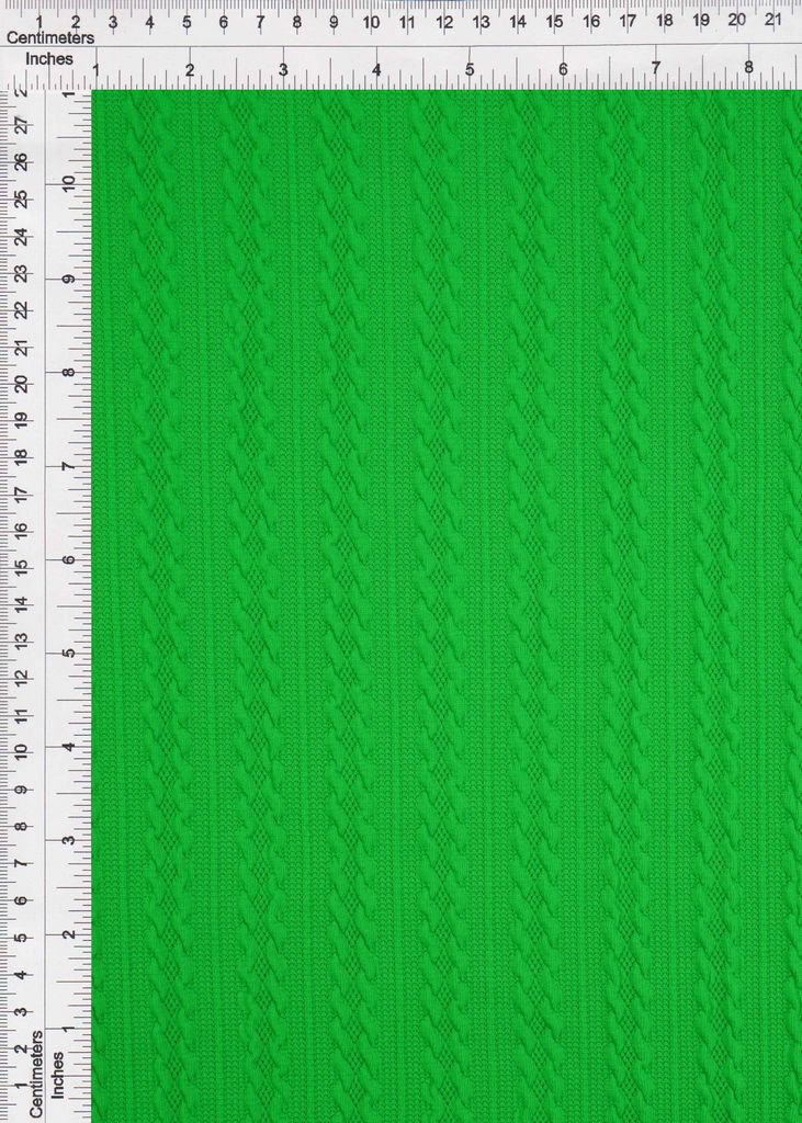 JACQ-4476 / GREEN / 97%POLY 3%SPAN BRAID JACQUARD