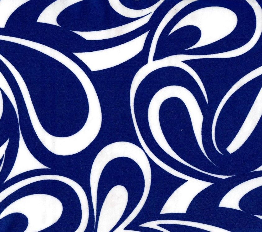 KNT1389-Q11210 / ROYAL / 96%POLY 4%SPAN DTY GEO PRINT