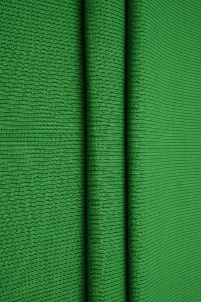 KNT3895 / GREEN KELLY / 96%POLY 4%SPAN RIB 2X1 SOLID