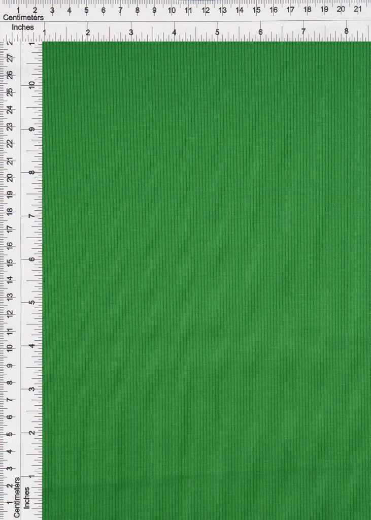 KNT3895 / GREEN KELLY / 96%POLY 4%SPAN RIB 2X1 SOLID