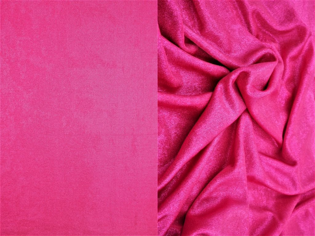 KNT3963-FOIL / FUCHSIA / 91%POLY 9%SPAN SLINKY 1X1 RIB W/FOIL