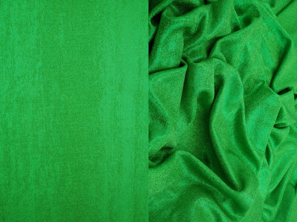 KNT3963-FOIL / GREEN / 91%POLY 9%SPAN SLINKY 1X1 RIB W/FOIL