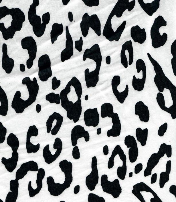 KNT2100-MS11073 / IVORY / 96%POLY 4%SPAN DTY BRUSHED LEOPARD PRINT