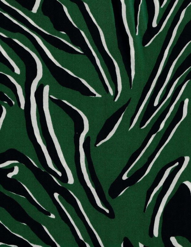 KNT2100-MS11136 / HUNTER / 96%POLY 4%SPAN BRUSHED DTY ZEBRA PRINT