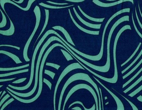 KNT1389-SE20667 / NAVY/GREEN / 96% POLY 4%SPAN DTY ABSTRACT PRINT