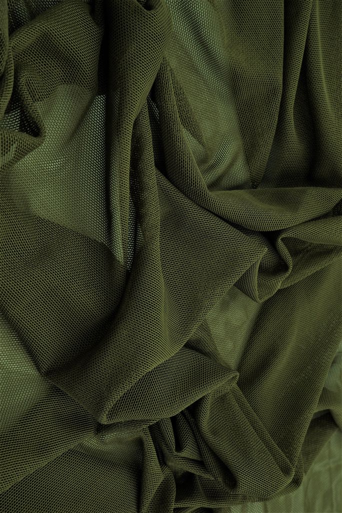 MESH-2000 / OLIVE-R / 90%POLY 10%SPAN POLY SPAN MESH SOLID