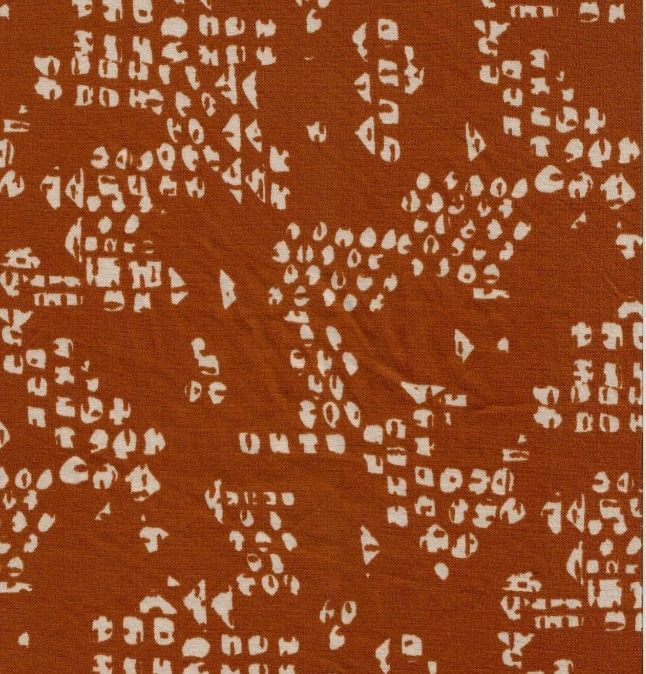KNT2100-MS11227 / RUST / 96%POLY 4%SPAN DTY BRUSHED NO PRINT PRINT
