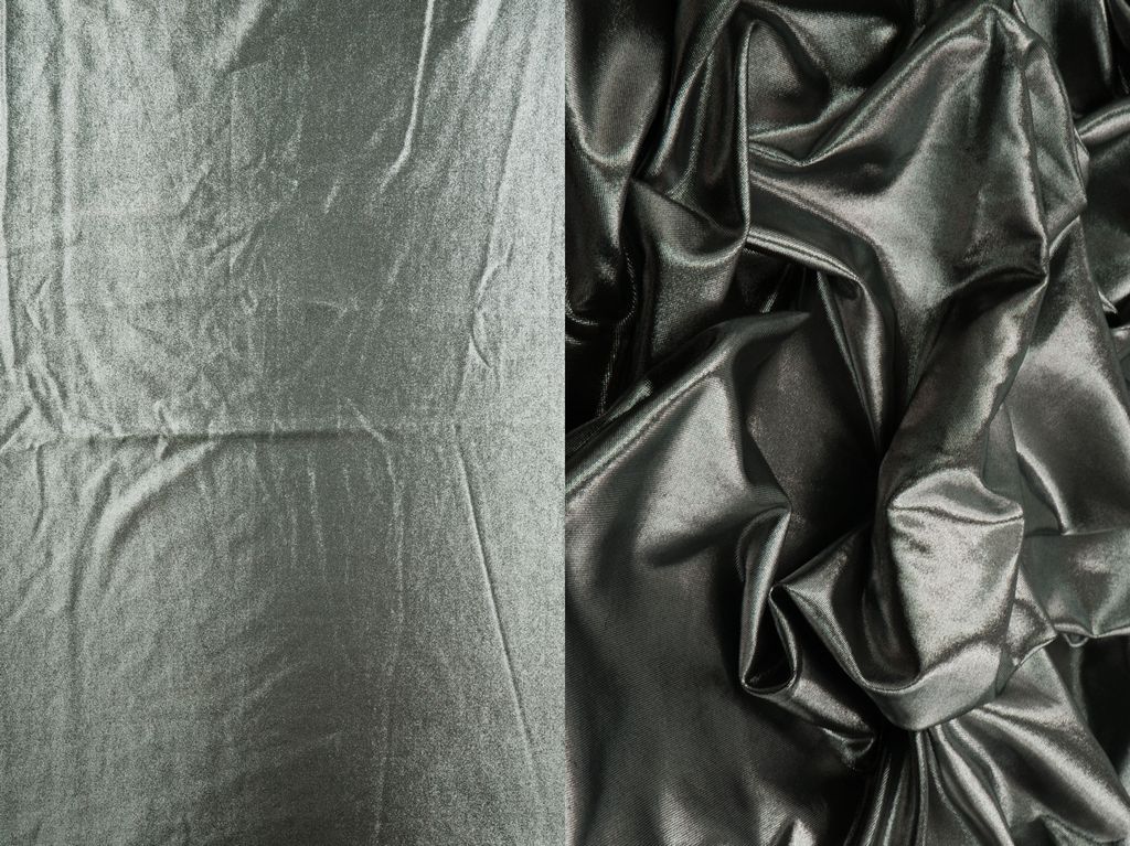 KNT4485 / SILVER / 95%POLY 5%SPAN FDY W/FOIL