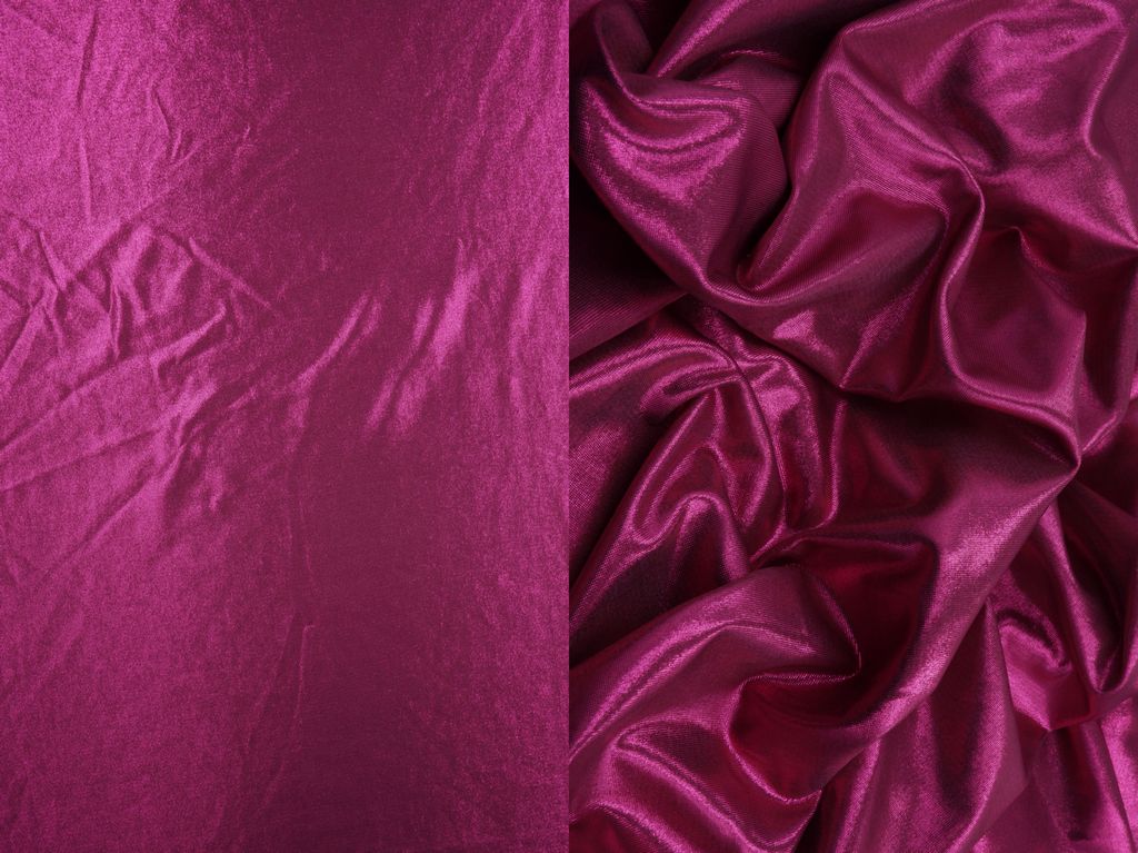 KNT4485 / FUCHSIA / 95%POLY 5%SPAN FDY W/FOIL