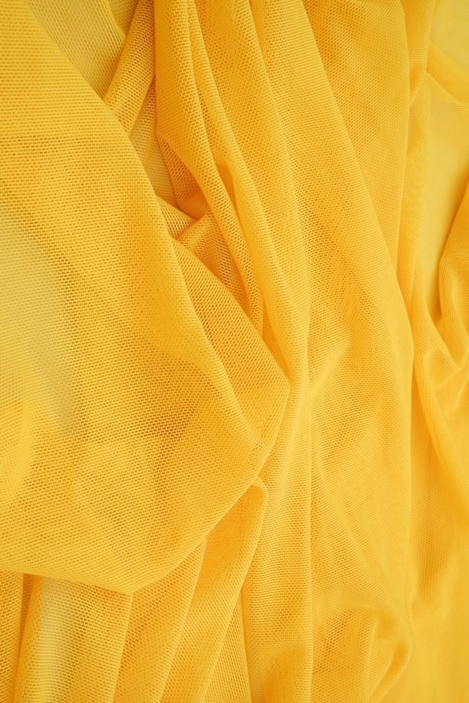 MESH-2000 / DIJON MUSTARD-R / 90%POLY 10%SPAN POLY SPAN MESH SOLID
