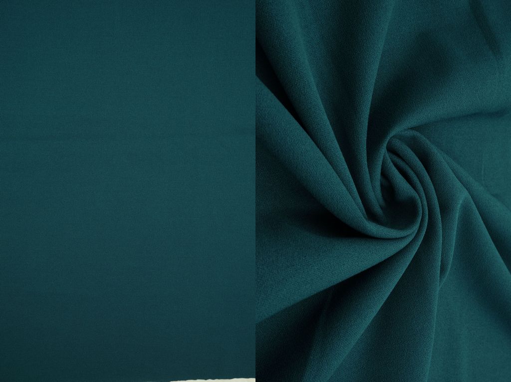 TECH-3311 / TEAL NEW / 94%POLY 6%SPAN TECHNO CREPE SOLID