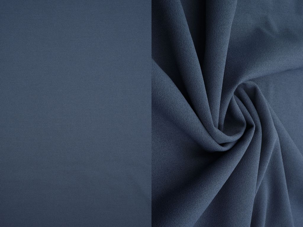 TECH-3311 / DENIM DK. / 94%POLY 6%SPAN TECHNO CREPE SOLID