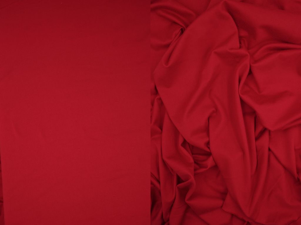 KNT2100 / RED TANGO / 96%POLY 4%SPAN DTY BRUSHED SOLID