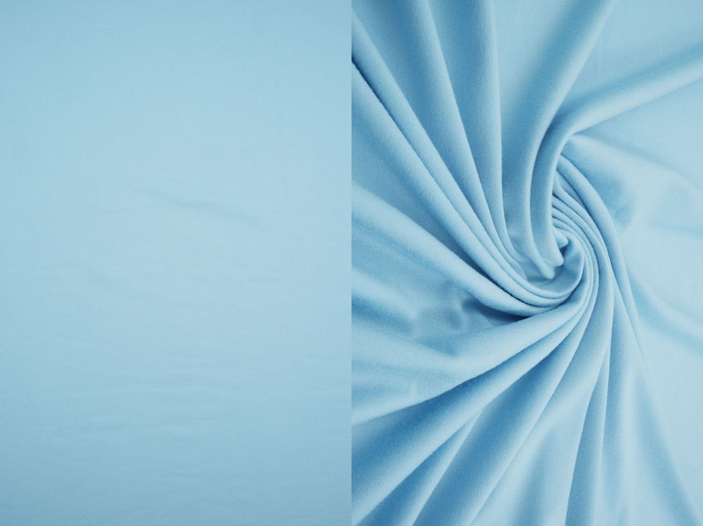 KNT2100 / CLEAR SKY / 96%POLY 4%SPAN DTY BRUSHED SOLID
