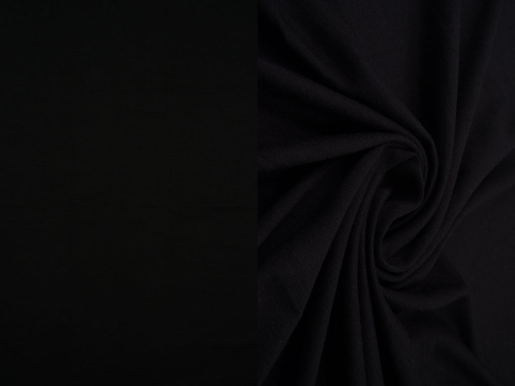 KNT4488-RAYSPAN / BLACK / 94%RAYON 6%SPAN JERSEY SOLID