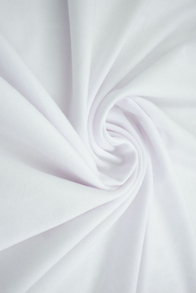 KNT2100 / WHITE PFP-210 / 92%POLY 8%SPAN DTY BRUSHED SOLID