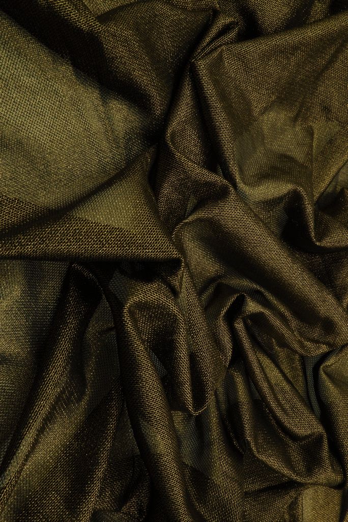 MESH-FOIL / BLACK/GOLD / 90%POLY 10%SPAN MESH W/FOIL