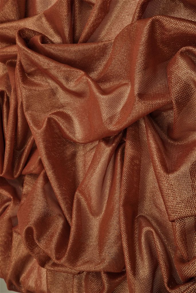 MESH-FOIL / RUST / 90%POLY 10%SPAN MESH W/FOIL
