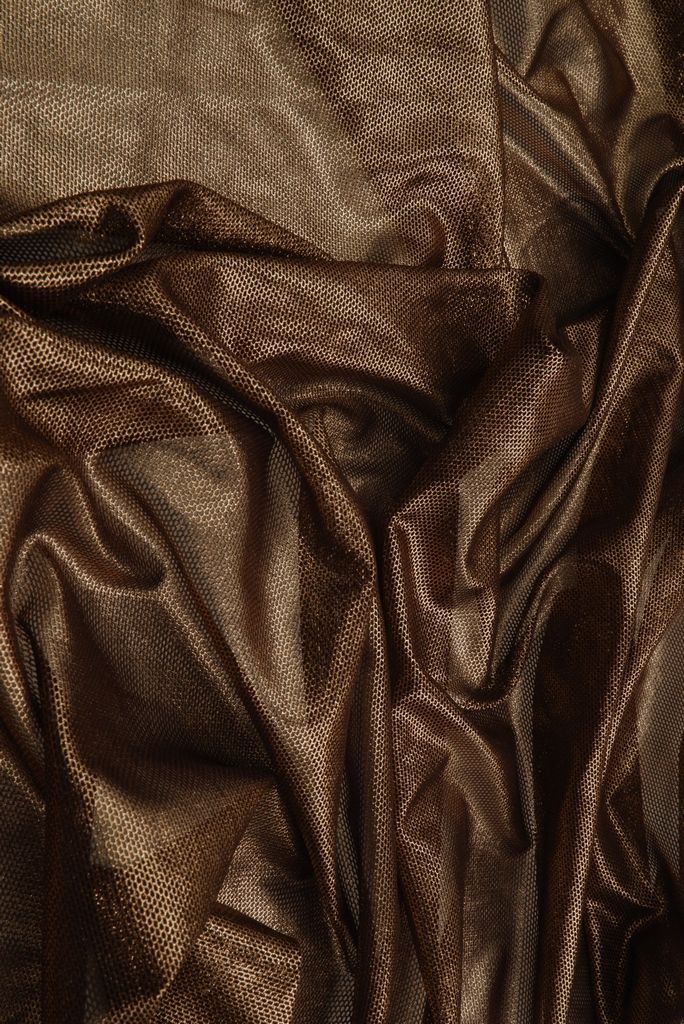 MESH-FOIL / BROWN / 90%POLY 10%SPAN MESH W/FOIL