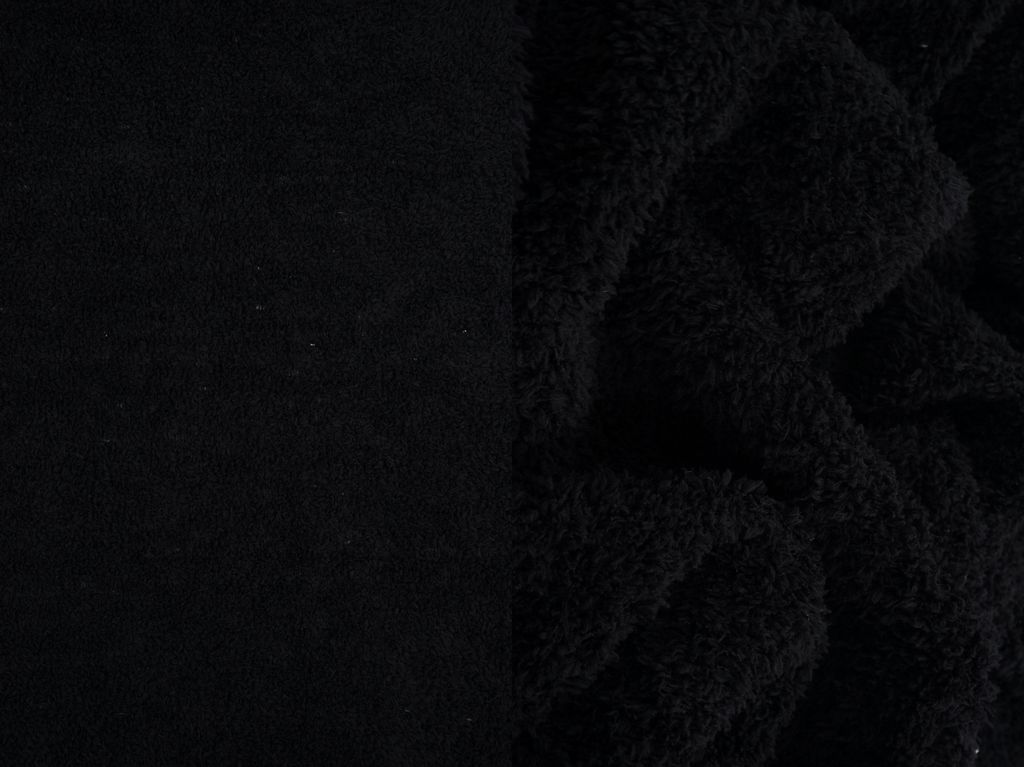 KNT4487 / BLACK / 98%POLY 2%SPAN COZY SWEATER KNIT