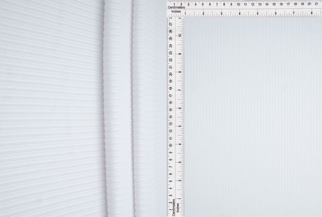 KNT4151 / WHITE-200 / 87%POLY 13%SPAN 4X2 YUMMY RIB SOLID