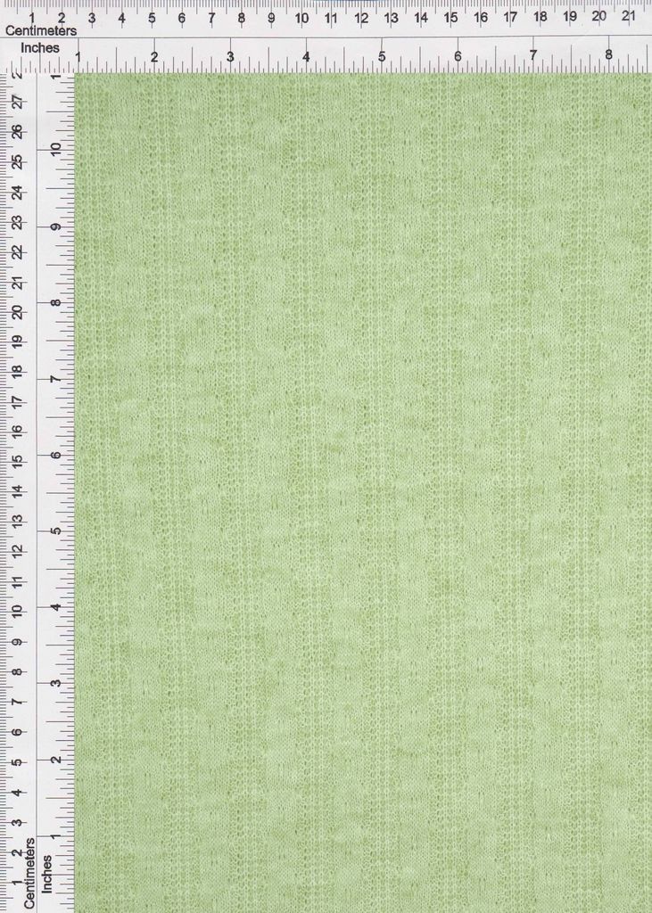KNT1755R / SAGE PALE-R / 50%R 25%NYLON 25%POLY TEXTURED SWEATER KNIT CABLE