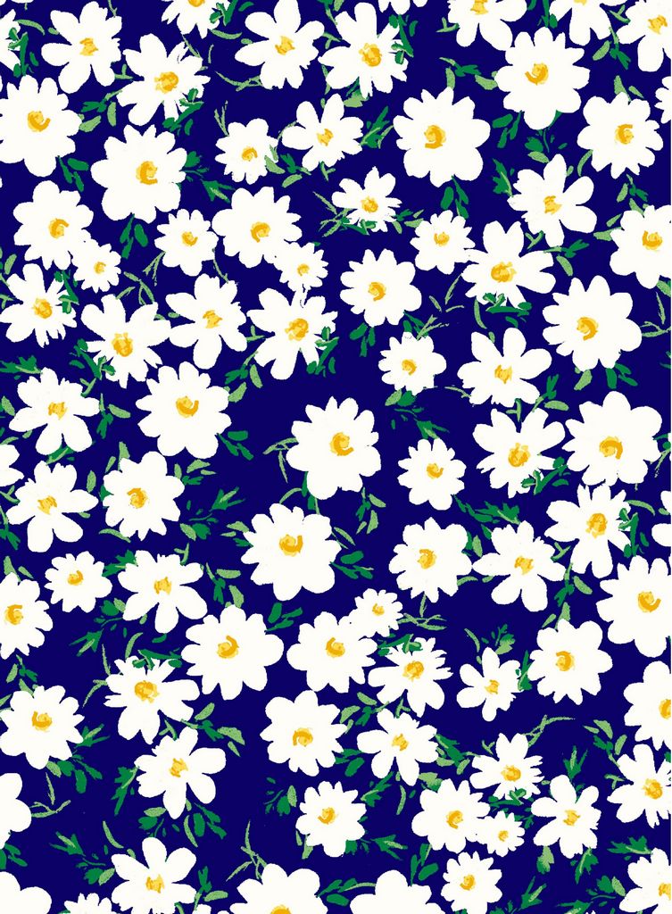 KNT2100-Q91019B / NAVY/MULTI / 96%POLY 4%SPAN DTY BRUSHED DIGITAL DITSY PRINT