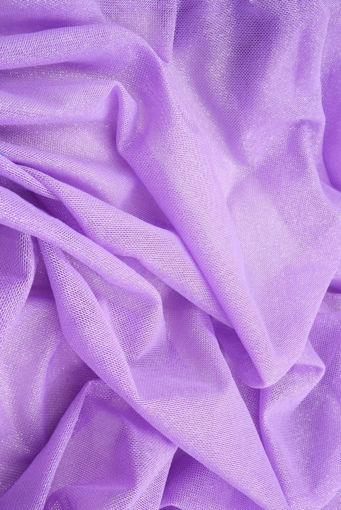 MESH-FOIL / LAVENDER/SILVER / 90%POLY 10%SPAN MESH W/FOIL