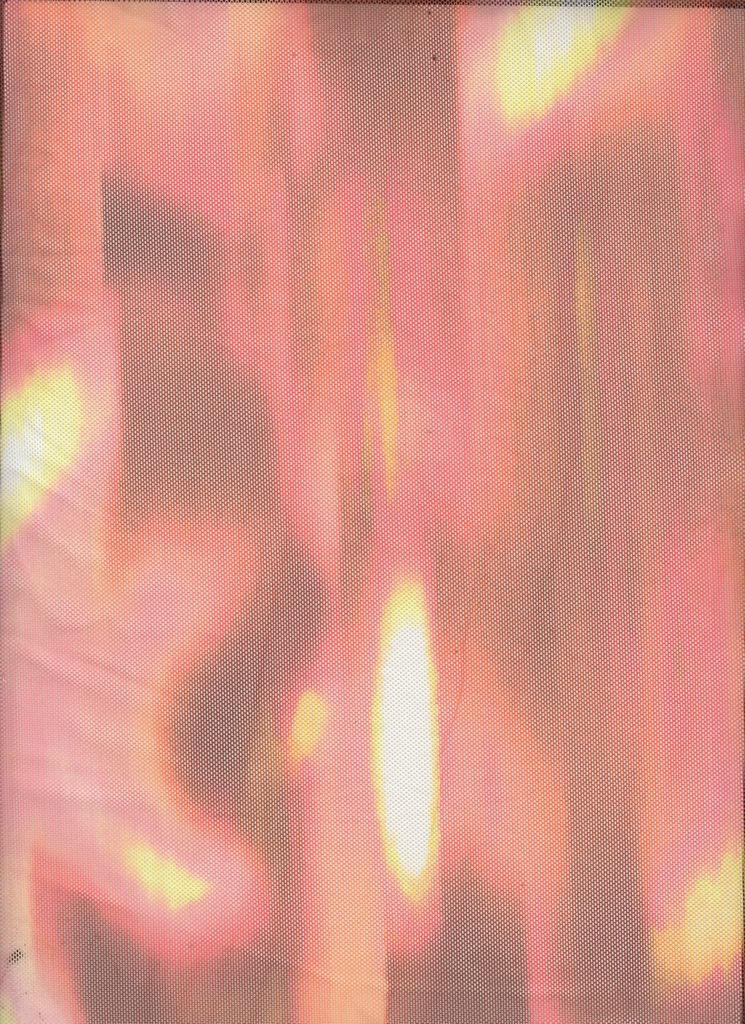 MESH-Q11208 / ORANGE / 90%POLY 10%SPAN MESH ABSTRACT DIGITAL PRINT