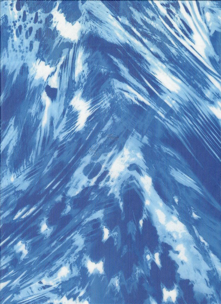 MESH-SE20363D / BLUE / 96%POLY 4%SPAN ABSTRACT ANIMAL MESH DIGITAL PRINT
