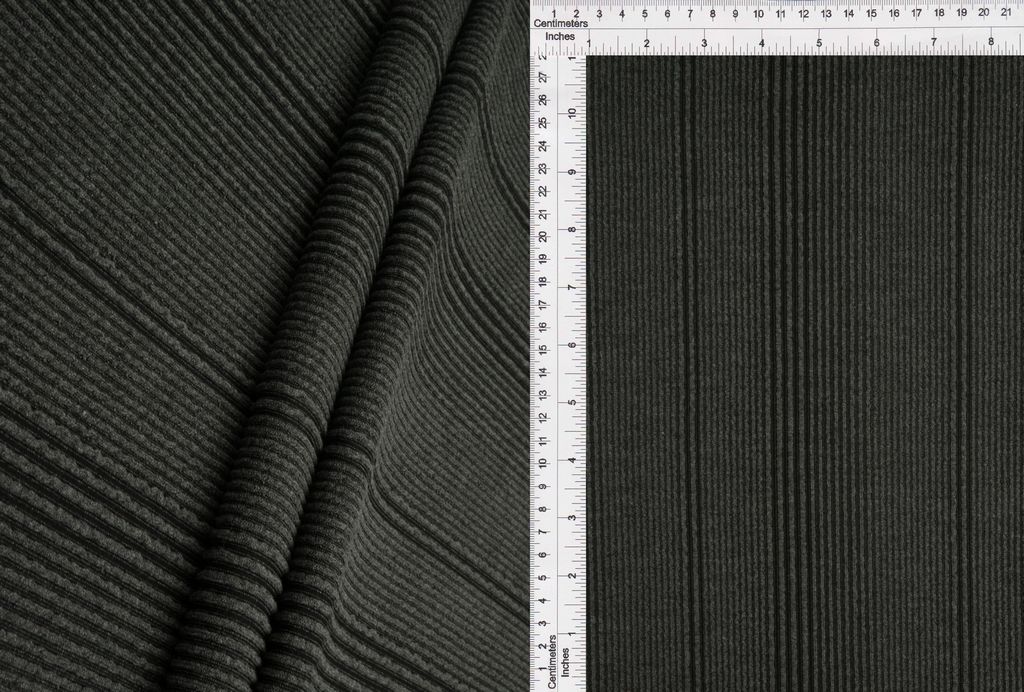 KNT4495 / CHARCOAL / 75%POLY 21%RAYON 4%SPAN VARIEGATED JACQUARD RIB