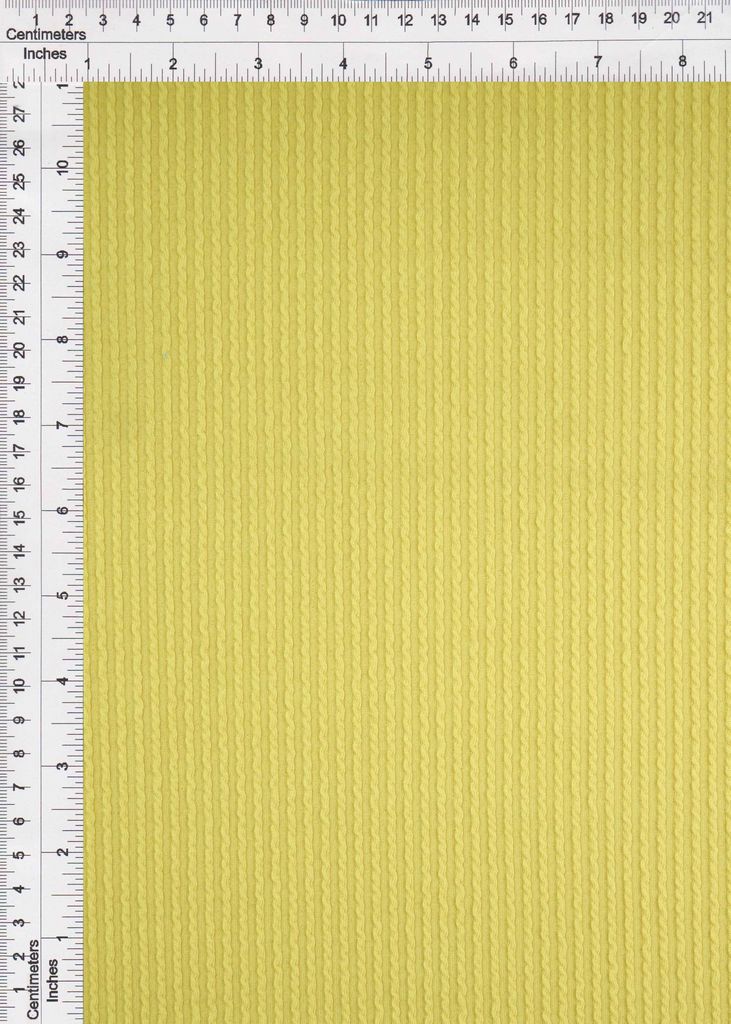 KNT4204 / LIME GREEN / 77%POLY 18%RAY 5%SPAN DOUBLE KNIT COZY