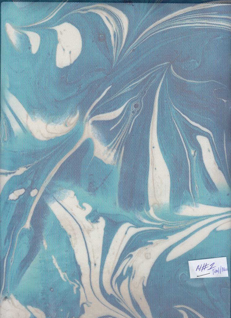 MESH-MS10148D / TEAL/BLUE / 90%POLY 10%SPAN ABSTRACT/MARBLE DIGITAL PRINT