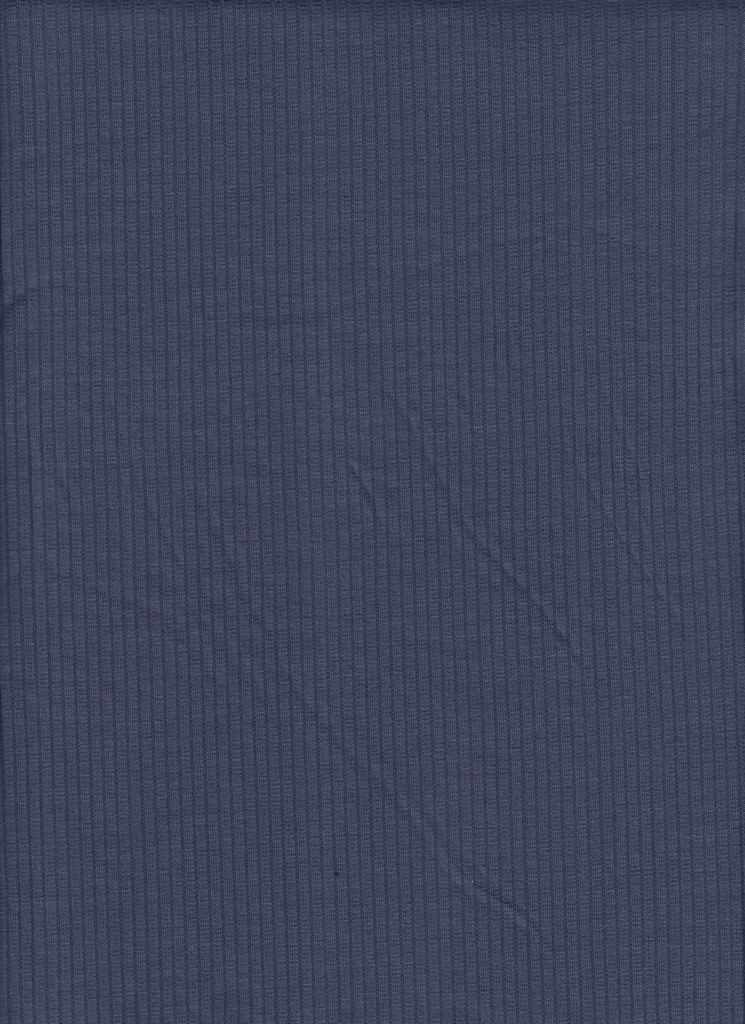 KNT3422 / CROWN BLUE / 89%POLY 9%RAYON 2%SPAN 4x2 RIB SOLID