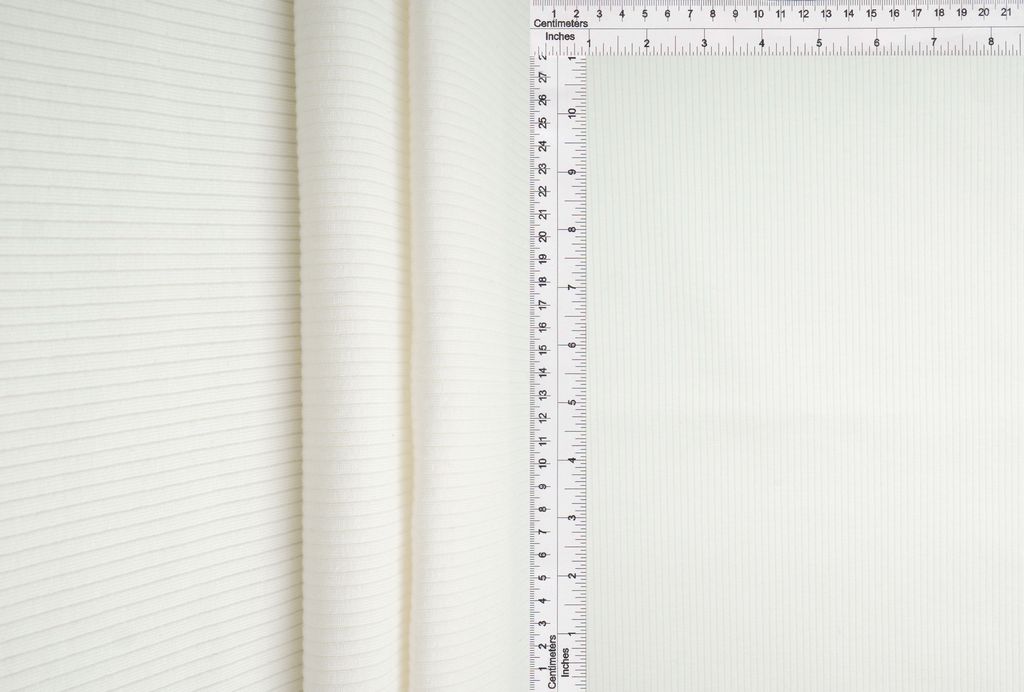 KNT4513 / IVORY / 88.5%RAYON 11.5%SP 4x2 SUPER HEAVY RIB SOLID