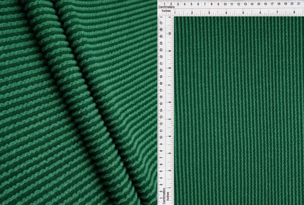 KNT4463 / HUNTER / 80%POLY 15%RAY 5%SPAN KNIT JACQUARD RIB