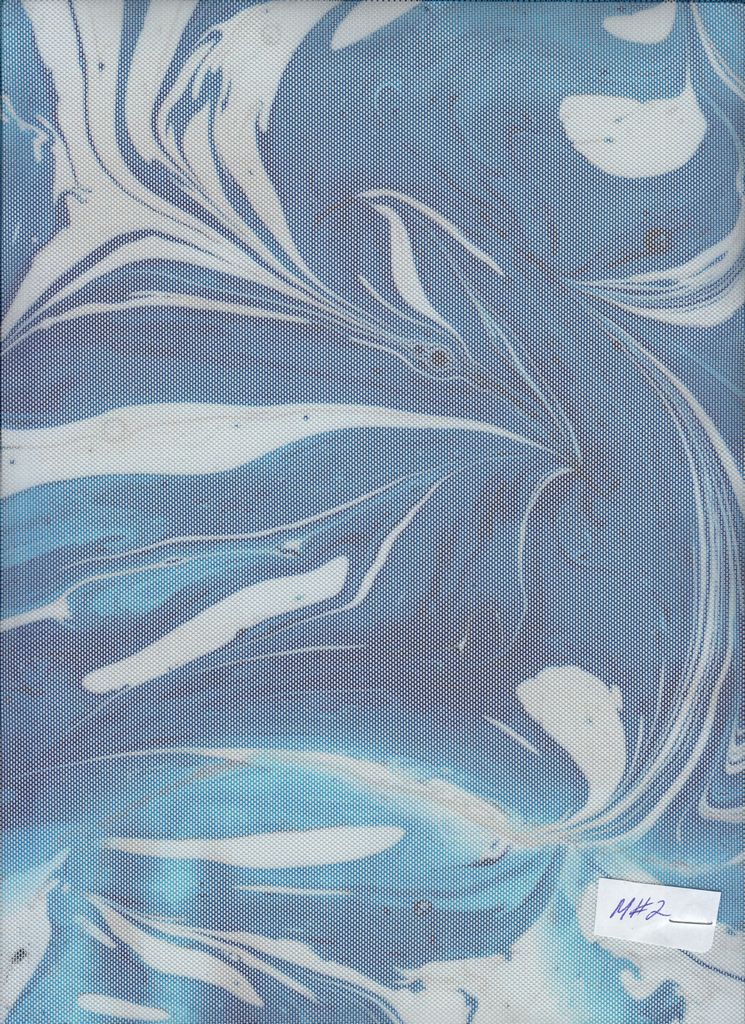 MESH-MS10148D / BLUE / 90%POLY 10%SPAN ABSTRACT/MARBLE DIGITAL PRINT