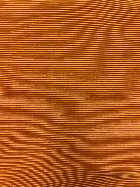 KNT3696 / GOLDEN ORCHARD / 100%POLY BODRE FABRIC/INTERLOCK PLEATED