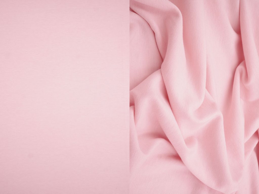 KNT4522 / PINK BLUSH / 65%POLY 28%RAYON 7%SPAN MODAL FEEL JERSEY SOLID