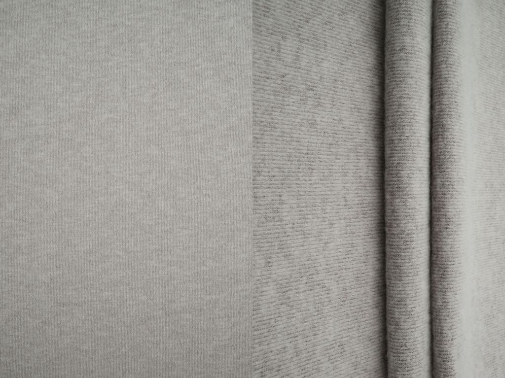 KNT4523 / GREY / 100% POLY YUMMY BRUSH SWEATER JERSEY SOLID